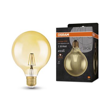 OSRAM Vintage 1906 Globe125 Gold 4W=35W E27